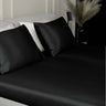 Silk fitted sheet Black buy in Switzerland Pure Swiss Boutique