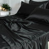 Silk Flat Sheet (Black) Pure Silk Boutique | Light, Elegant & Gentle on Skin | psboutique.ch