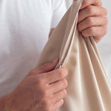 Taie d'oreiller en soie (Beige)