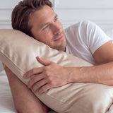 Taie d'oreiller en soie (Beige)