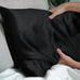 Silk pillowcase Black Mulberry silk Pure Silk Boutique Switzerland