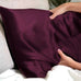 Silk pillowcase Bordeaux Mulberry silk Pure Silk Boutique Switzerland