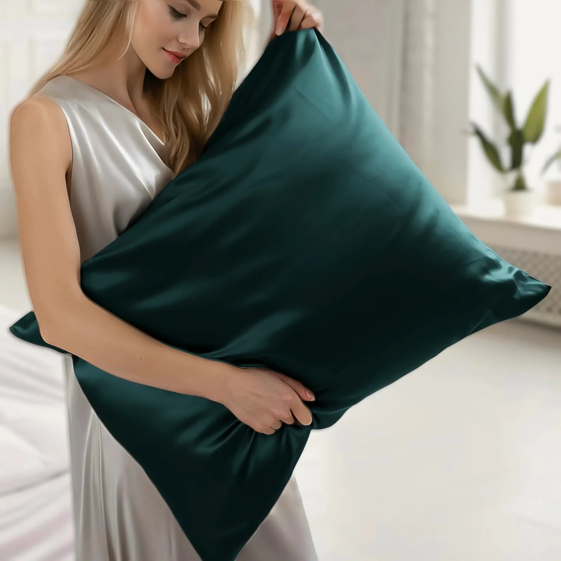Silk Pillowcase for Hair (Dark Green) % Sale % Smooth, Protective & Hydrating | psboutique.ch