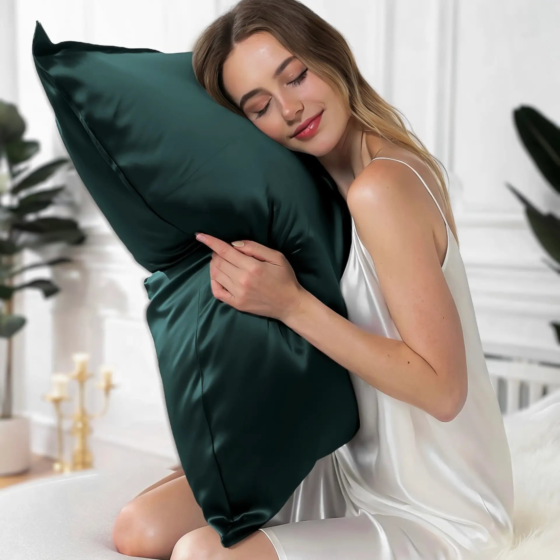 Silk Pillowcase for Hair (Dark Green) % Sale % Smooth, Protective & Hydrating | psboutique.ch