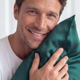Silk Pillowcase (Dark Green)