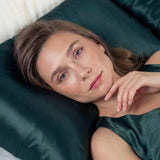 Silk Pillowcase (Dark Green)