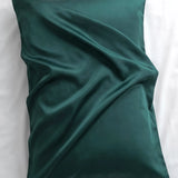 Silk Pillowcase (Dark Green)