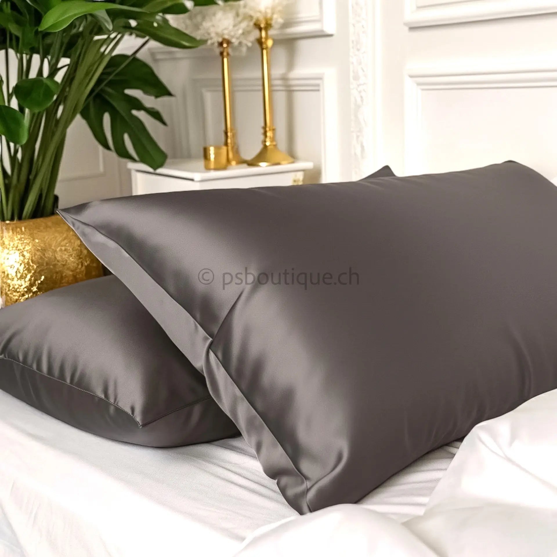 Fodera in seta comprare in Svizzera - Offerta speciale fino al 50% - Federa cuscino in seta (Grigio scuro) - PSBoutique.ch - &lt;p&gt;&lt;strong&gt;Fodera in...