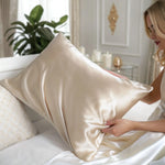 Silk Pillowcase (Beige) buy on % Sale % at Pure Silk Boutique Switzerland psboutique.ch