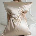 Silk Pillowcase (Beige) buy on % Sale % at Pure Silk Boutique Switzerland psboutique.ch