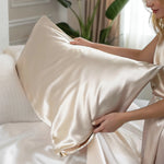 Silk Pillowcase (Beige) buy on % Sale % at Pure Silk Boutique Switzerland psboutique.ch