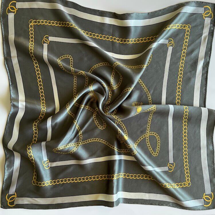 Charmeuse Silk Scarf 63x63cm buy in Switzerland PURE SWISS BOUTIQUE