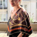 Pure Silk Scarf in Brown with Chains & Belts Pattern – Warm & Sophisticated