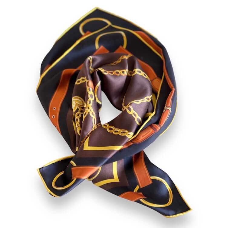 Charmeuse Silk Scarf 63x63cm buy in Switzerland PURE SWISS BOUTIQUE