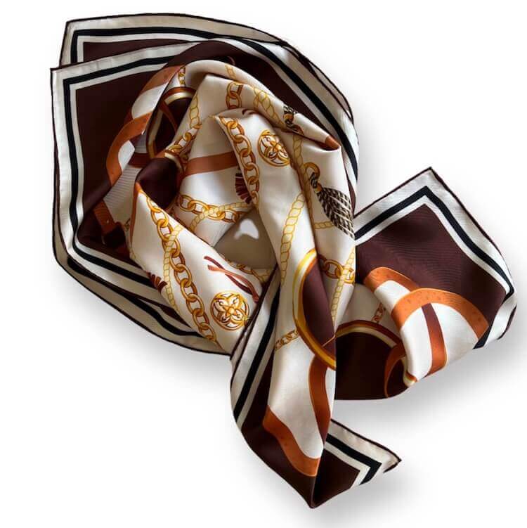 Twill Silk Scarf 88x88cm buy in Switzerland PURE SWISS BOUTIQUE