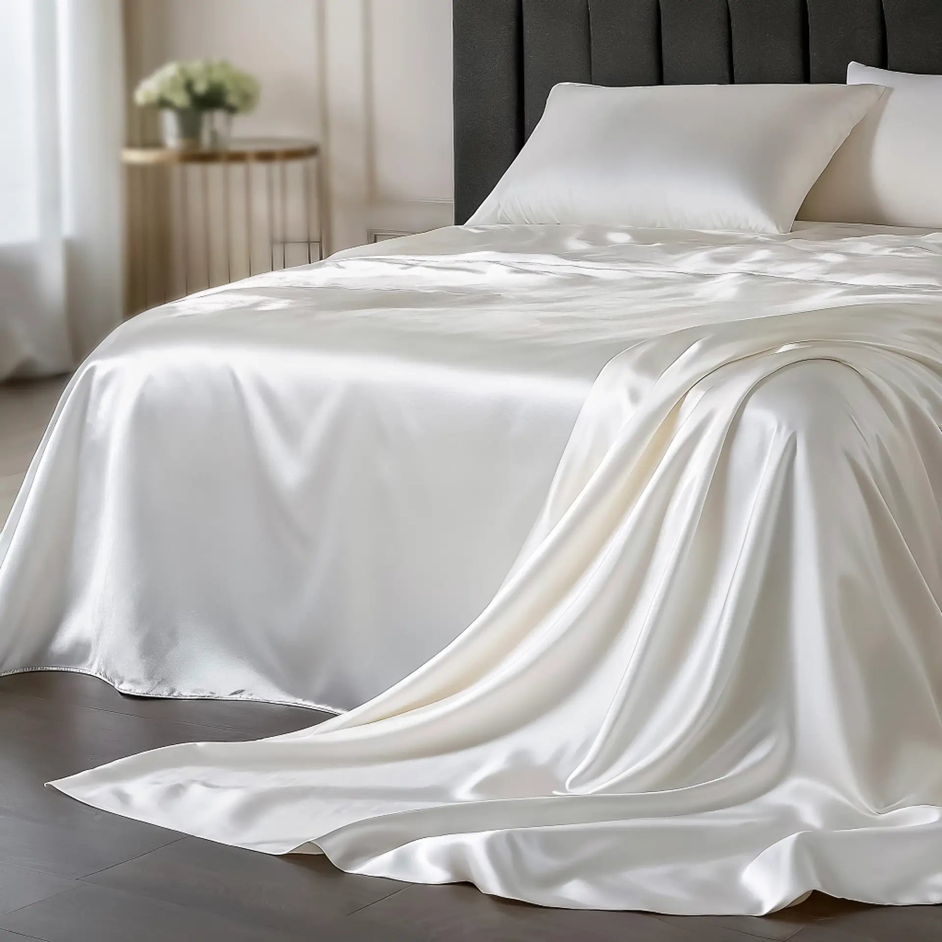 Silk Sheet (Ivory White) % Sale % Smooth, Lightweight & Naturally Soothing | psboutique.ch