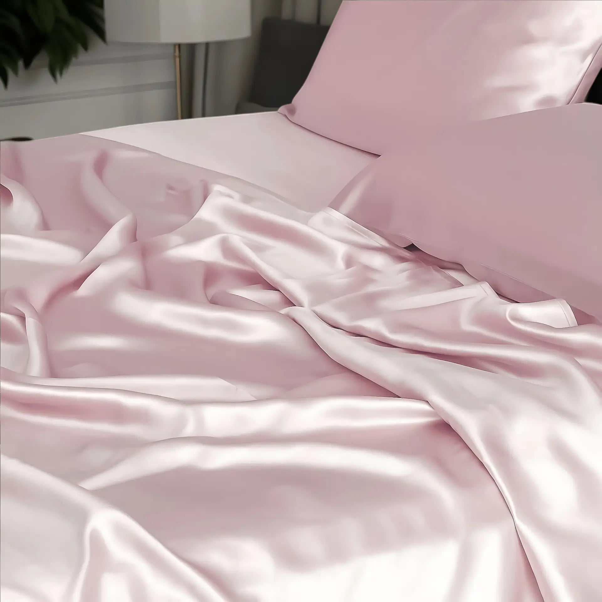 Silk Sheet (Pink) pure Mulberry silk  22 momme % Sale % | Swiss Silk Boutique