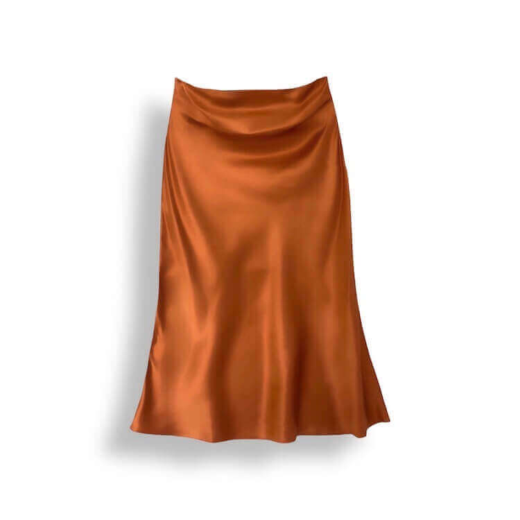 50% discount - Silk Skirt Colour: Black, Chocolate, Blue, Bronze Size: S, M, L, XL buy in Switzerland Pure Swiss Boutique