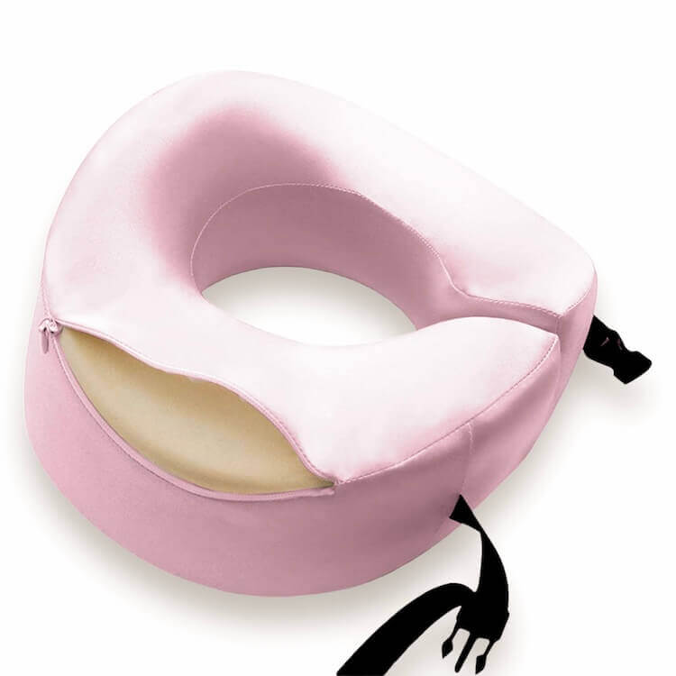 Silk Travel Neck Pillow buy in Switzerland Pure Swiss Boutique