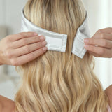 Silk Sleep Mask with Velcro (Silver)