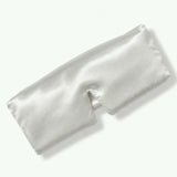 Silk Sleep Mask with Velcro (Silver)