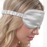 Masque yeux en soie (Argent)