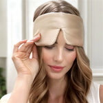 Sleep Blindfold 100% Silk (Beige) | Experience Deep, Uninterrupted Sleep | psboutique.ch