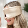 Sleep Blindfold 100% Silk (Beige) | Experience Deep, Uninterrupted Sleep | psboutique.ch