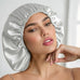 Sleep Bonnet for Curly Hair (Silver Grey) % Sale % Gentle Silk Care for Your Curls | psboutique.ch