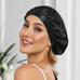 Sleep Bonnet for Hair (Black) Silk Protection with a Classic Tie Fit | psboutique.ch