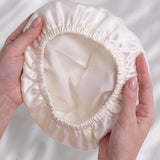 Cuffia in seta (Bianco Avorio)