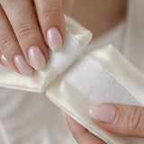 Maschera per dormire in seta (Bianco Avorio)